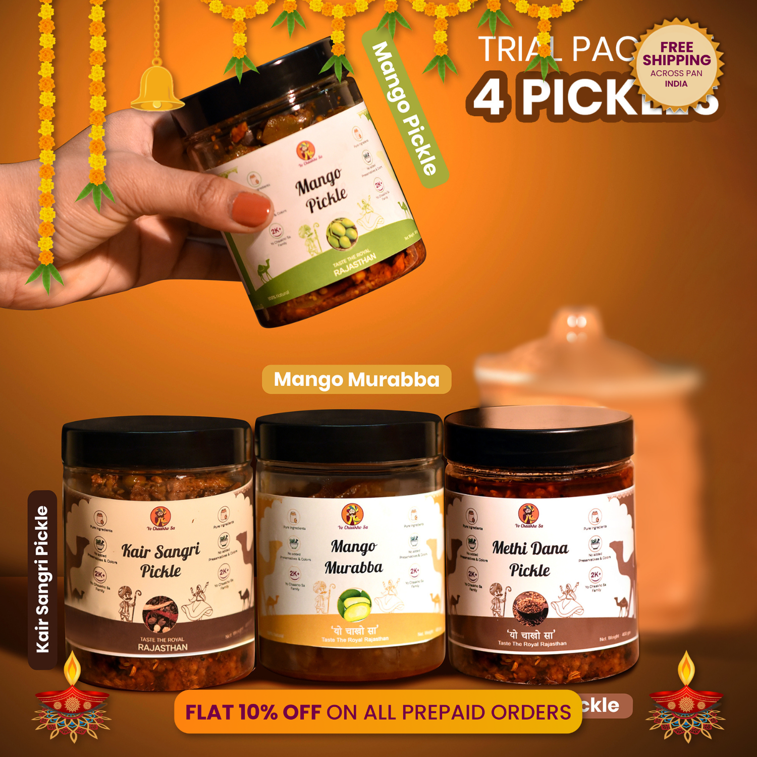 Trial Pack of 4 Pickles - 3