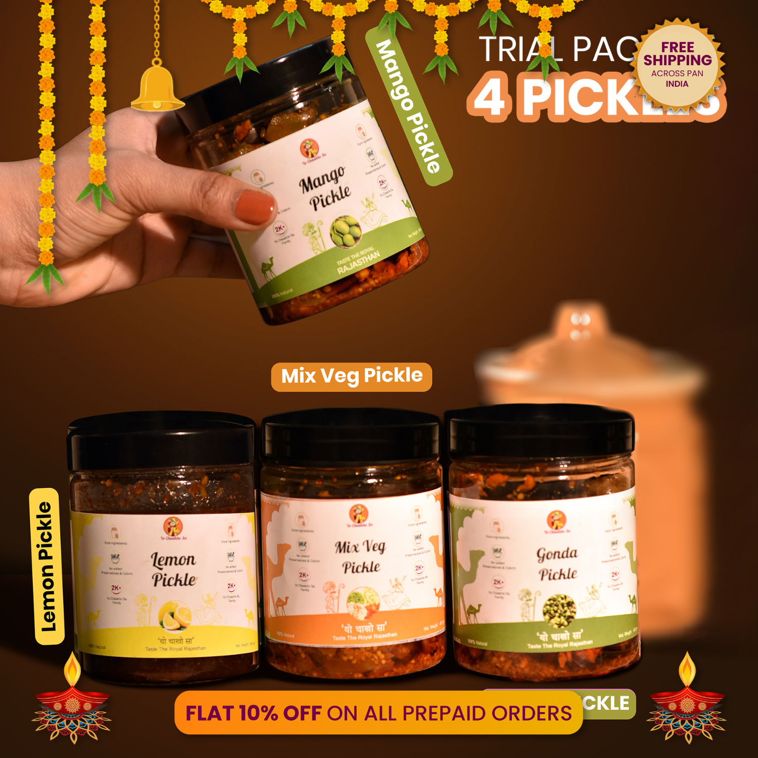 Trial Pack of 4 Pickles - 2