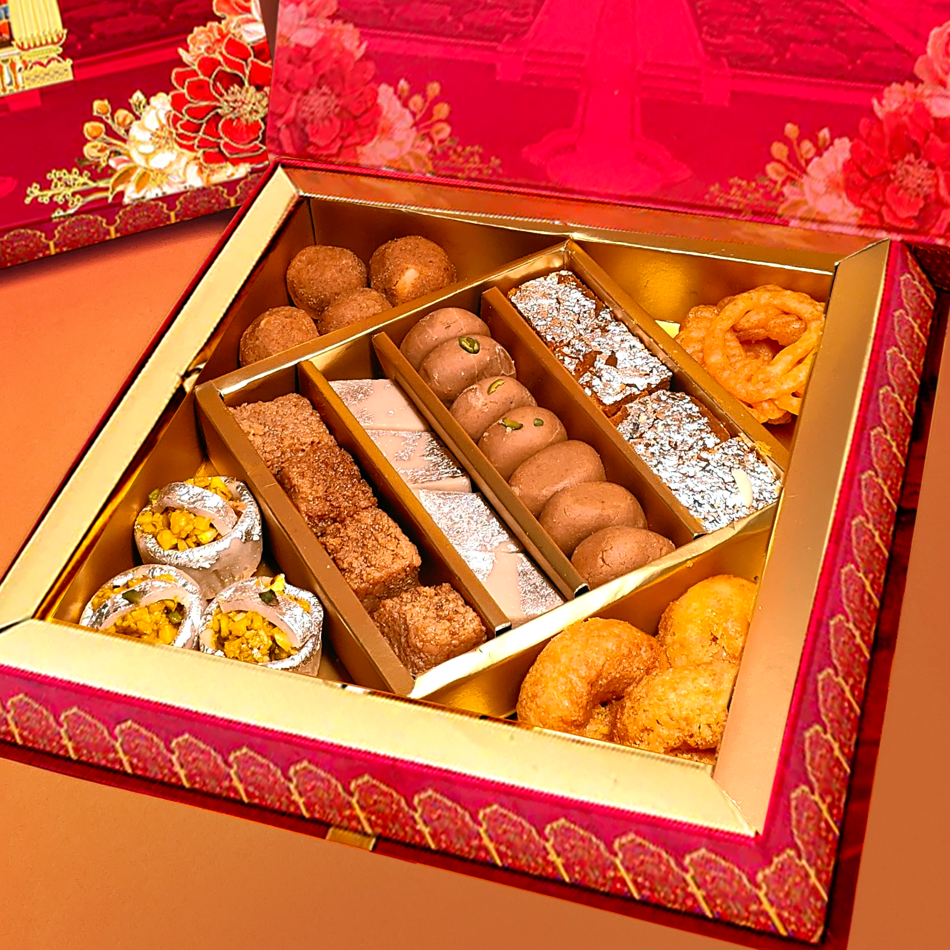Maharaja Pitara-Pack of 8 Sweets- 1 KG