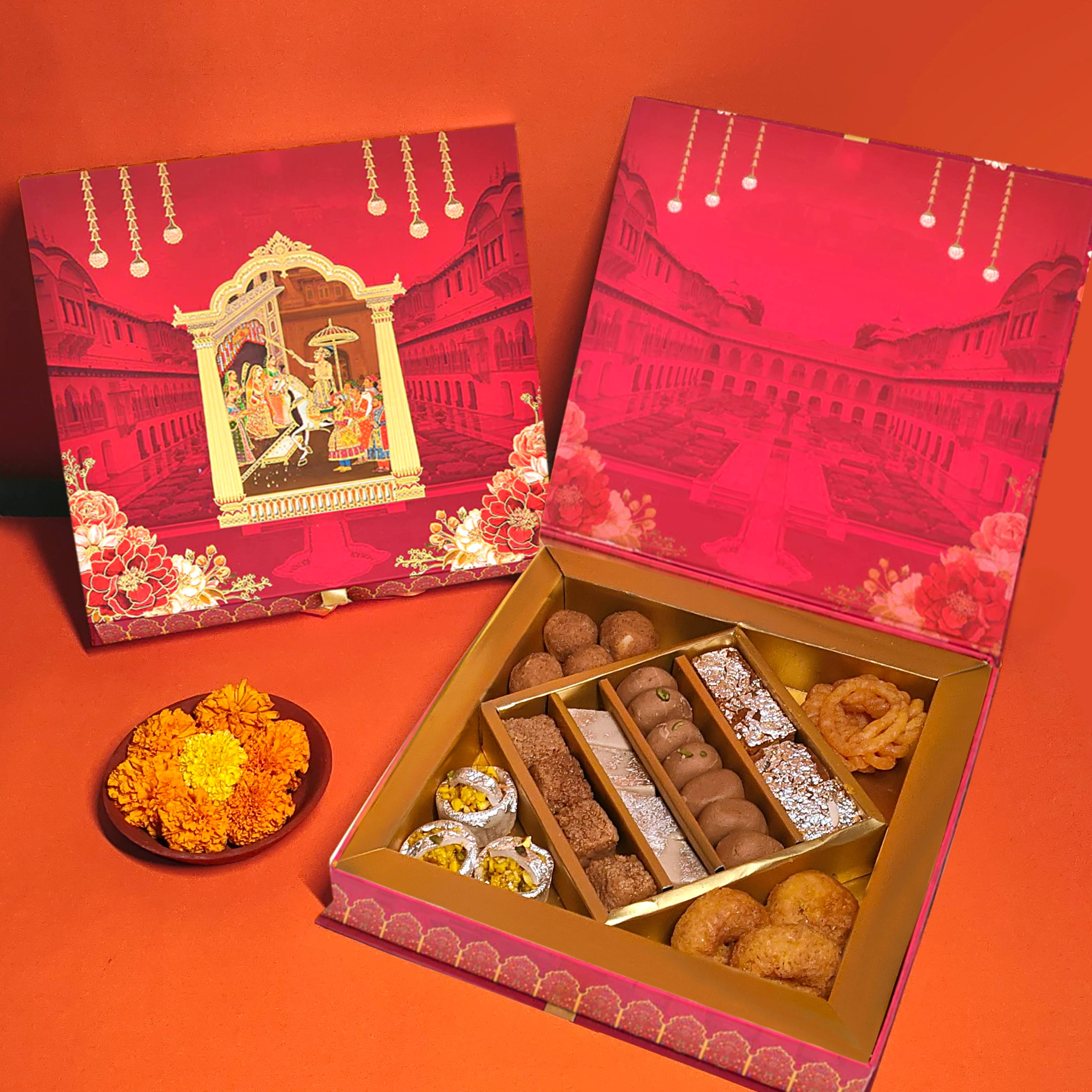 Maharaja Pitara-Pack of 8 Sweets- 1 KG