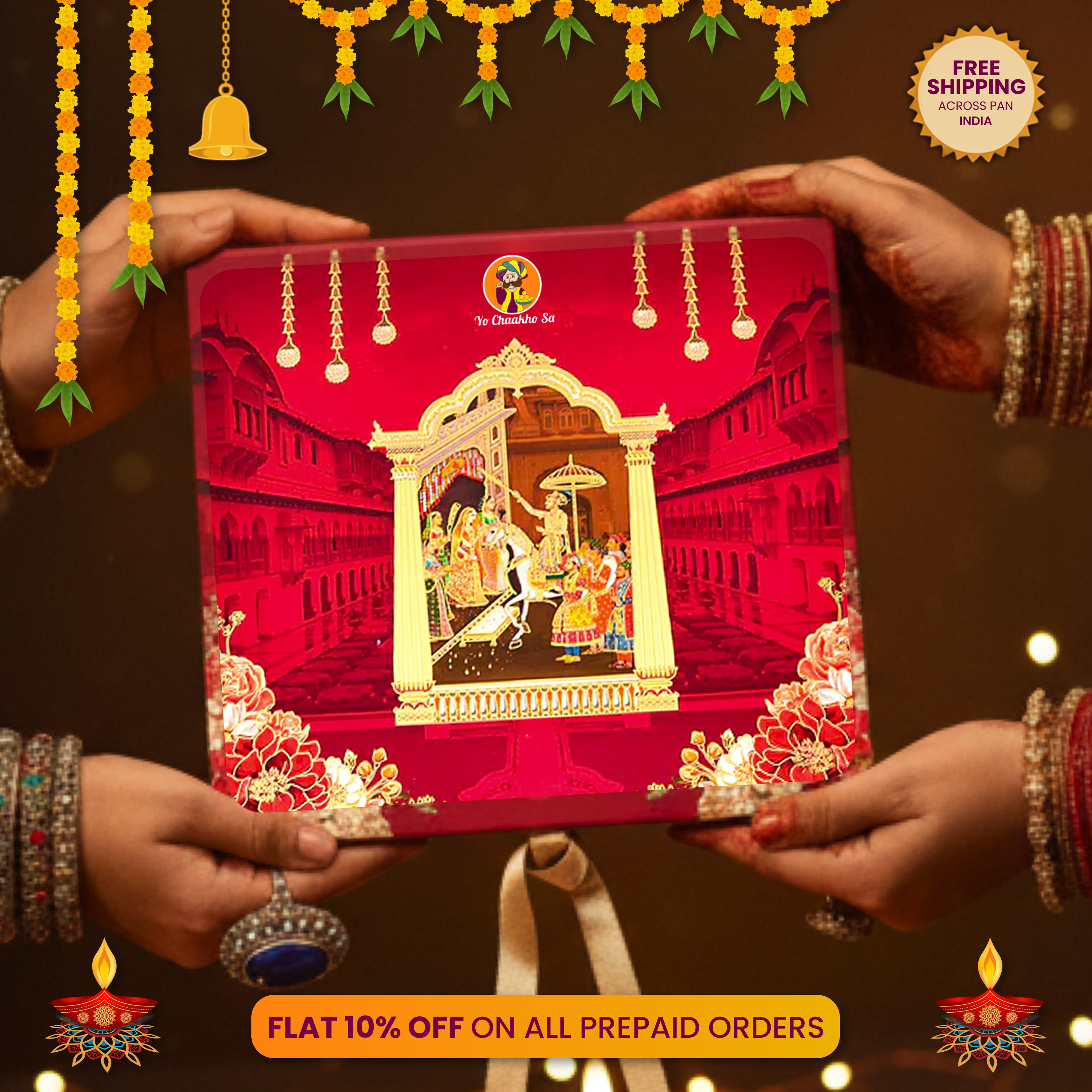 Maharaja Pitara-Pack of 8 Sweets- 1 KG