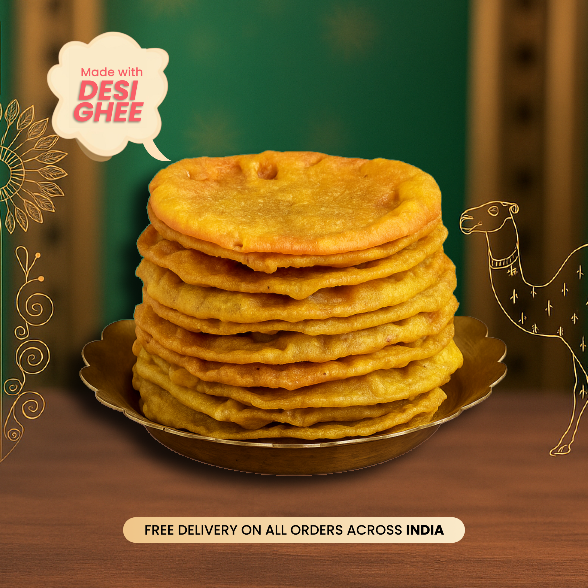 Desi Ghee Malpua